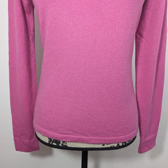 Ann Taylor Sweater Womens Small  Pink Cashmere Turtleneck Pullover Long Sleeve S - Picture 3 of 12